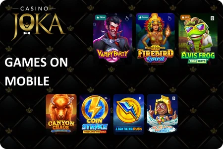 Joka Casino games available