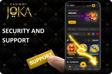 Joka Casino security